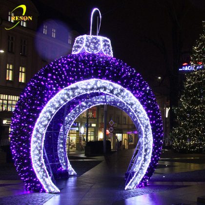 New design outdoor Christmas & holiday decoration Led arch display lights