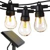 Garden Party Solar Light Decorative Outdoor Patio Light 48FT Bistro Atmosphere Diwali Light