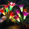 Home Courtyard Decoration Solar Flower Lights Garden Outdoor Solar Flower Light