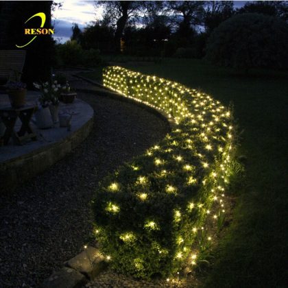 Garden decoration waterproof net christmas lights led net lights for bushes