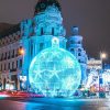 Holiday Lighting Outdoor Street Square Decor Lights Unique Custom Luxury Big Christmas Ball Motif Lights - 图片 3