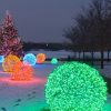 Holiday Lighting Outdoor Street Square Decor Lights Unique Custom Luxury Big Christmas Ball Motif Lights - 图片 4