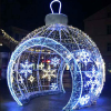 Holiday Lighting Outdoor Street Square Decor Lights Unique Custom Luxury Big Christmas Ball Motif Lights - 图片 7