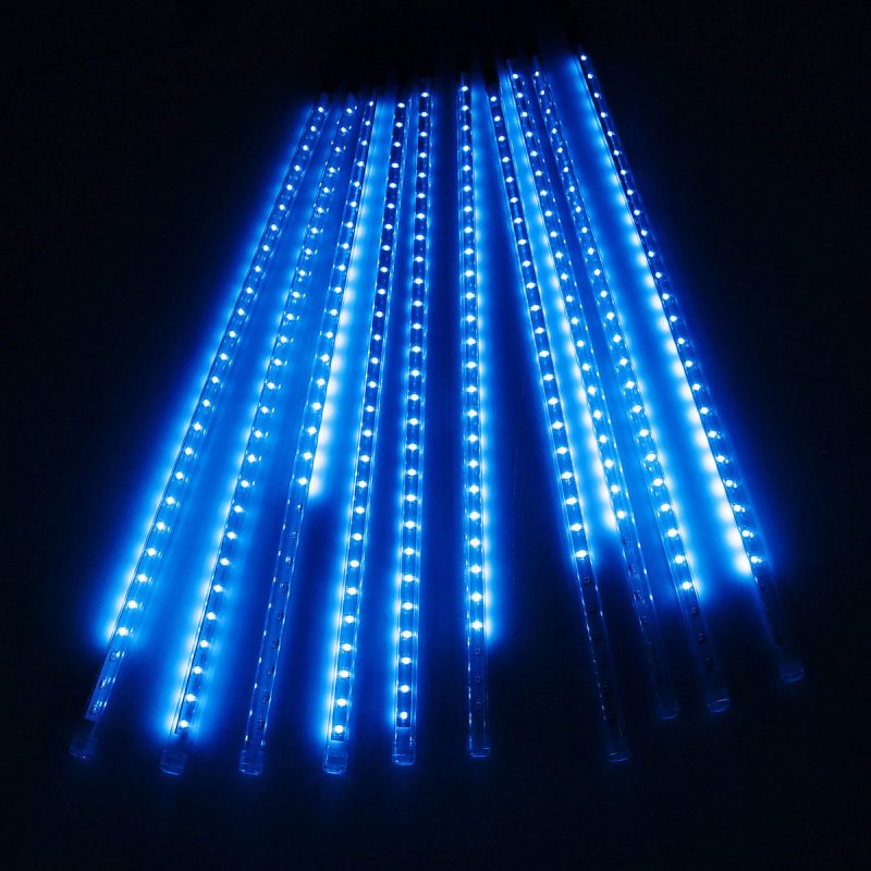 2025 New Product Meteor Lights Tube Waterproof LED Lights Falling Rain Fairy Lights for Christmas Wedding Party Trees House Garden - 图片 4